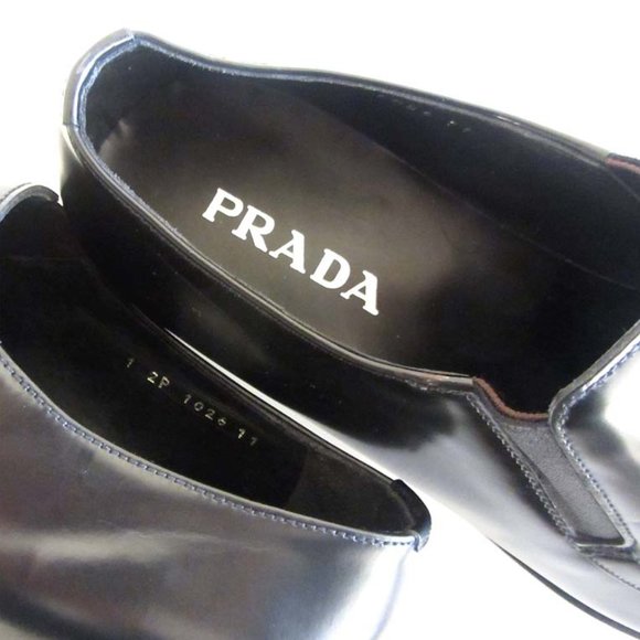 PRADA gores side double stitched loafers 11/12 US - Picture 6 of 8
